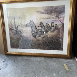 “Approaching Storm" by Ruane Manning a framed art print 31”1/2W x 25”1/2H $30 Firm on Price