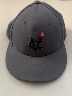 Gray Baseball Cap with VC Embroidered Logo