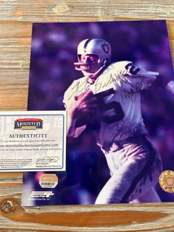 Signed Fred Biletnikoff 8x10Photo