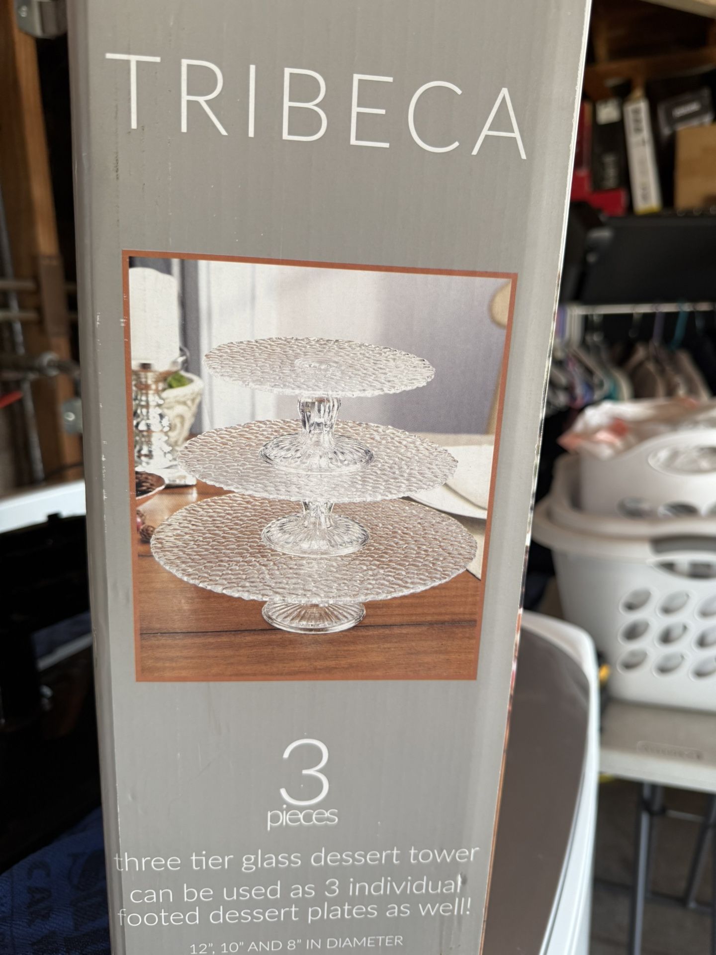 Three Tier Glass Dessert Tower