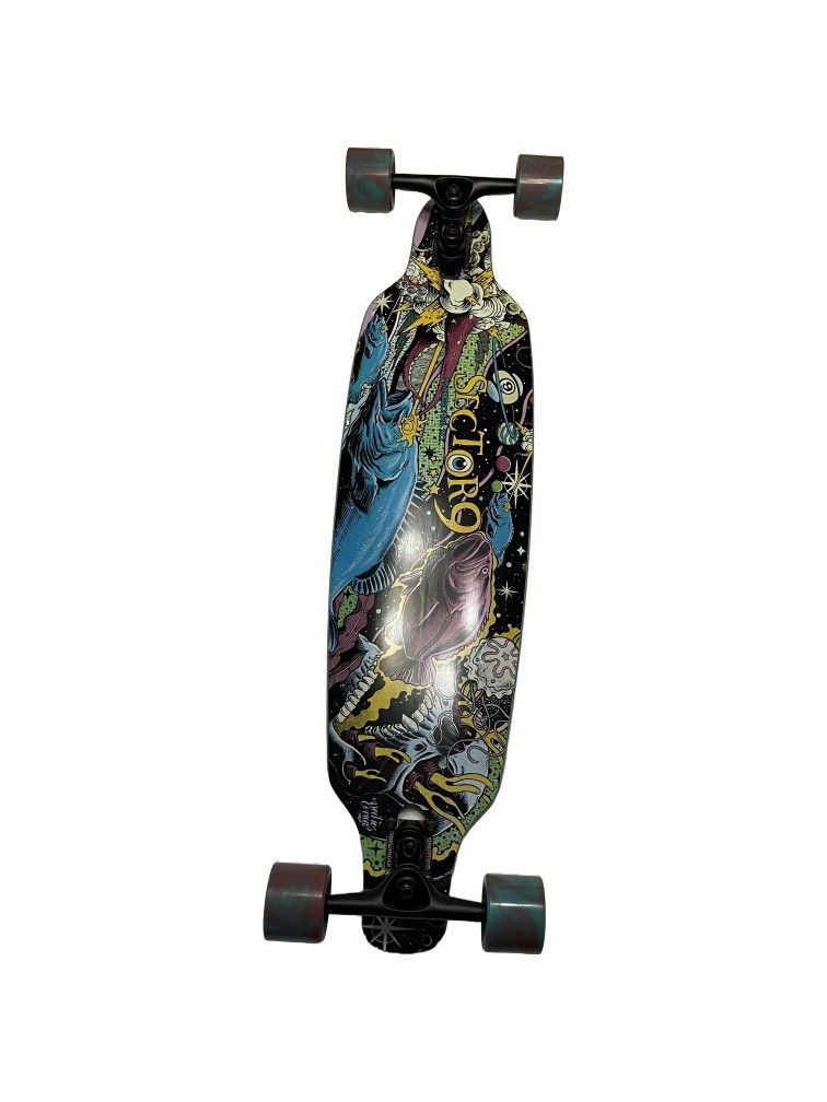 Fractal Battle Complete High End Longboard Skateboard