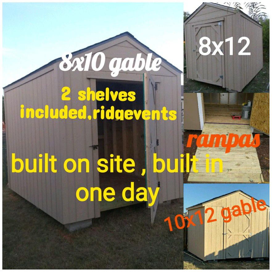 Shed 8x10 gable