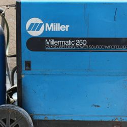 Millermatic 250 W/ Spool Gun Control Attachment 