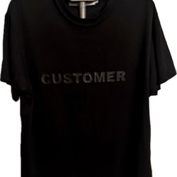 “Customer” Short Sleeve Tee - Black