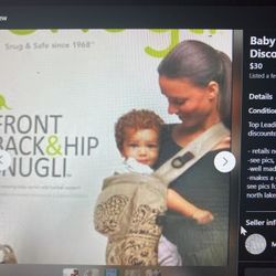 Baby Carrier New- heavily discounted
