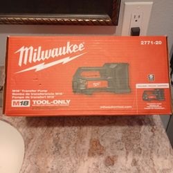 Milwaukee M18 Pump New In Its Box Tool Only 