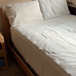 Full Size Bed with Bed frame
