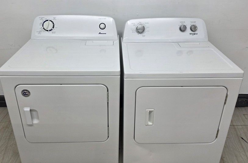 Dryers for Sale 
(Whirlpool $215 & Amana $245)
Both Work Great 
Delivery & Warranty Available 

Our store Address is:
1260 Highway 85 North 
Fayettevi