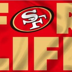 49ers Flag 5ftx3ft $20 Firm On Price 