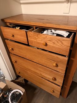 Sturdy Wooden Dresser