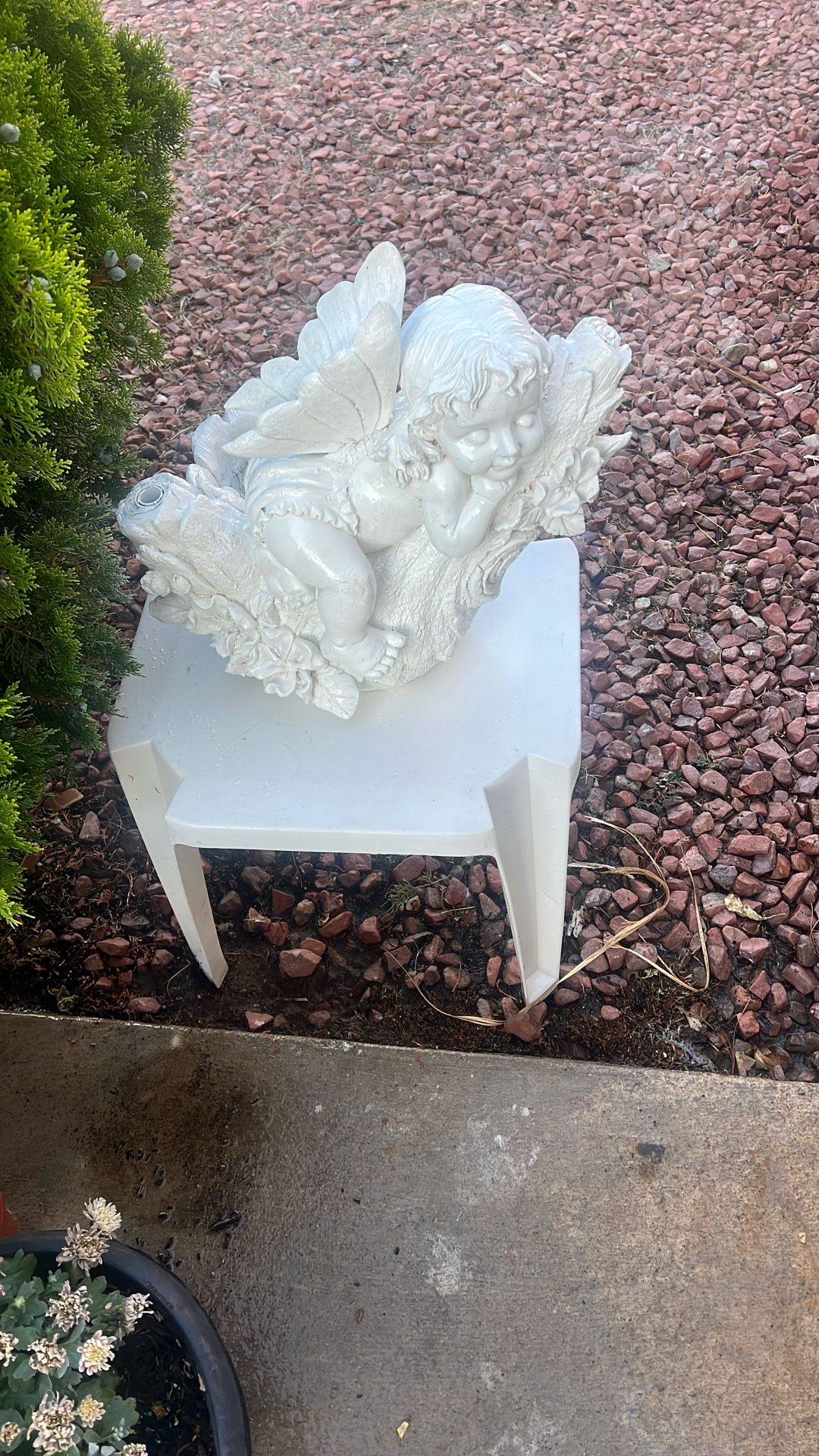 Angel And Small Table !