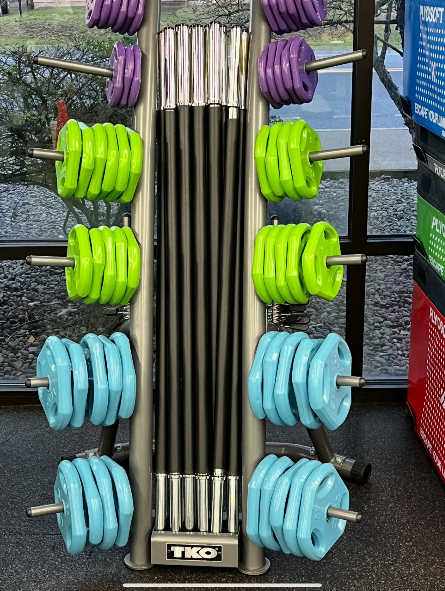 TKO Body Pump Set with Weights & Bars