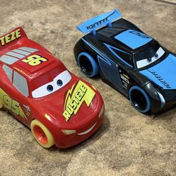 Disney Cars Track Talkers Lightning & Jackson Storm