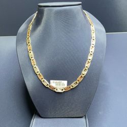14k Tri-Color Valentino Chain 