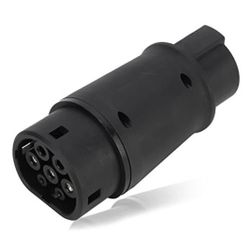 EV Charging Adapter, Type 1 to Type 2 EV Connector Electric Vehicles Charging Adapter IP54 16A 32A 230V Universal