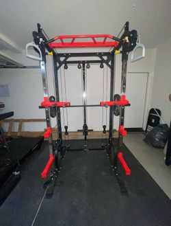 Multi-Functional Smith Machine Power Rack