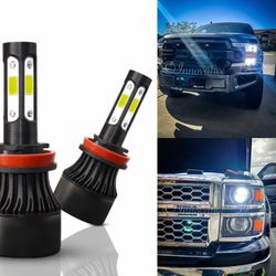 9004 LED Headlight Bulbs,9004/HB1 Hi/Lo Beam LED Headlight Bulb 6500k 9004 LED Bulb Cool White luces