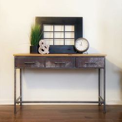Industrial Style Console Table