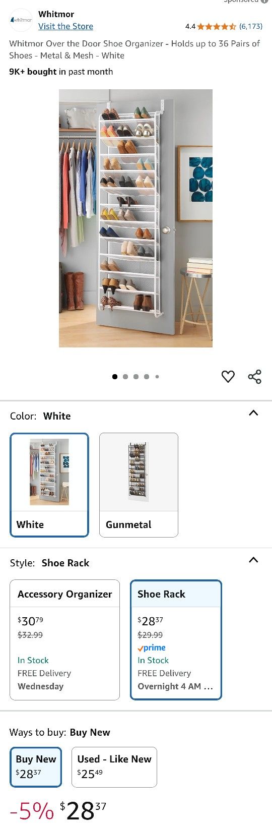 Shoe Rack - New
