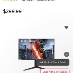 LG 27” 1920x1080 144Hz gaming monitor