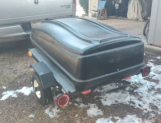 Small motorcycle trailer, 2005
