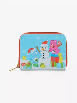 Loungefly Care Bears Snow Fun Mini Zipper Wallet, Brand New With Tag