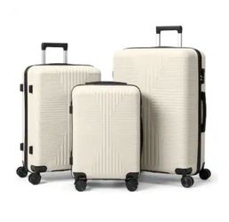 3-in-1 20” 24” 28” Trolley Carry On Luggage Set Hardshell Lightweight Spinner Wheels