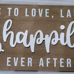 Large Home Decor Signs