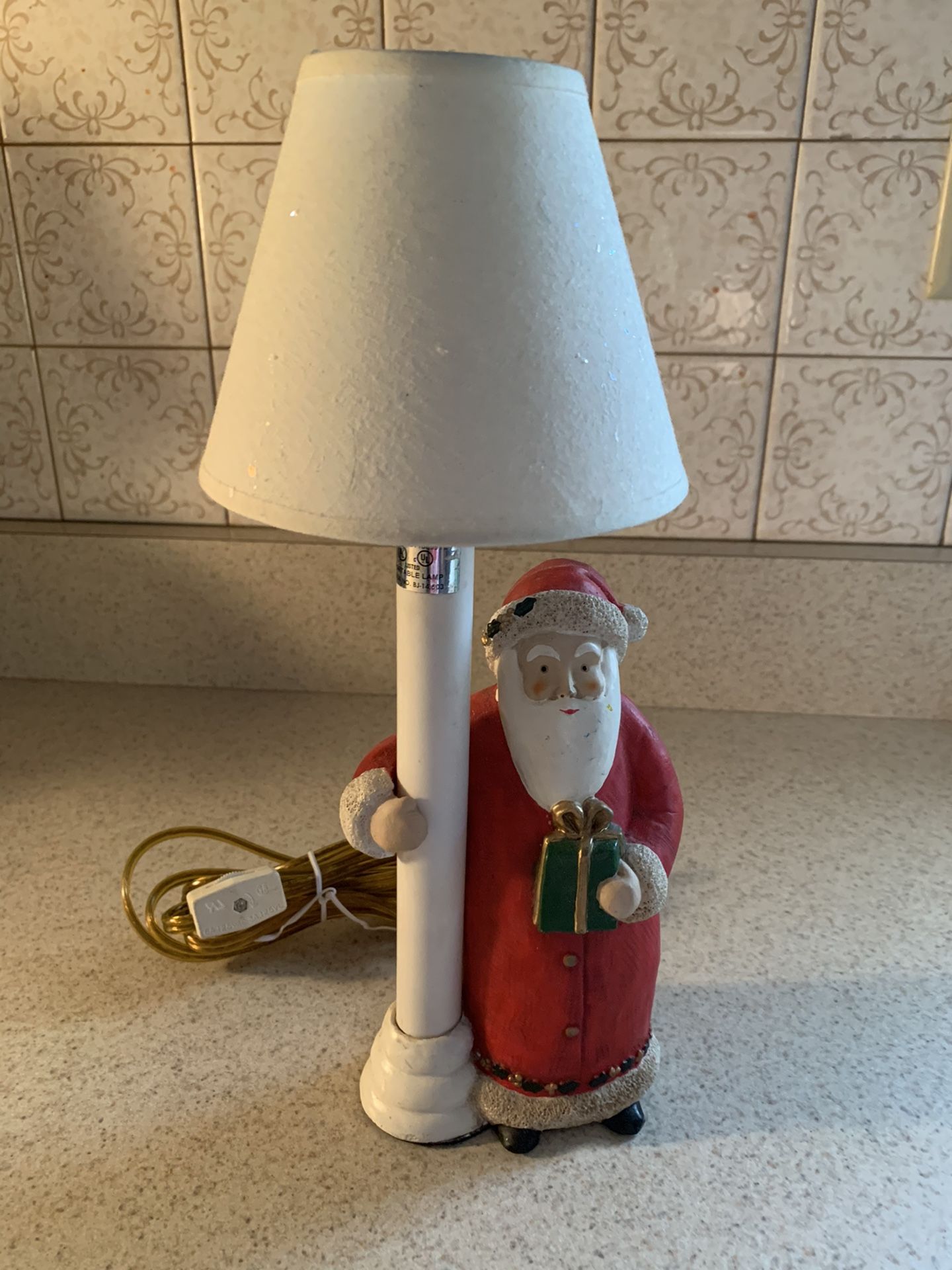 Vintage Cresswell Collections Santa Lamp
