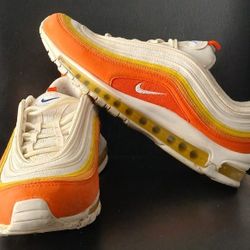 Nike Air Max 97. Athletic Club Men’s Size 11.5. White & Orange. DQ8237-800.