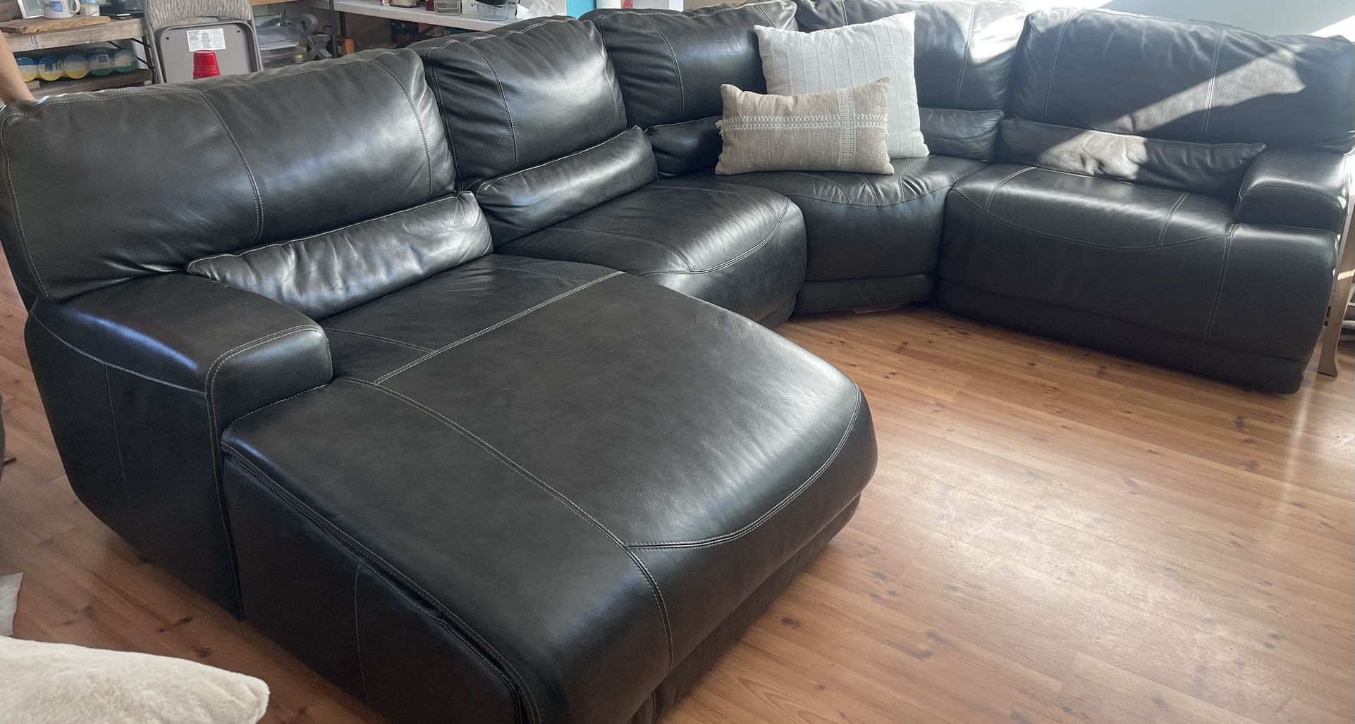 Leather Sectional