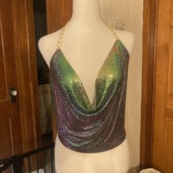 Mesh Halter Top