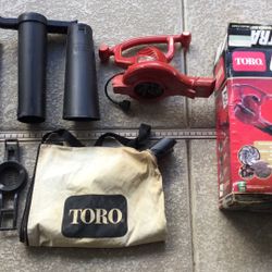Toro Ultra Electric Corded Leaf Blower Vacuum Mulcher Complete