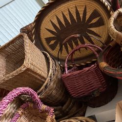 Baskets All Sizes Beautiful From $3 To $25