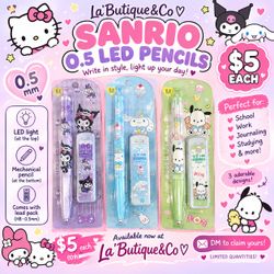 Sanrio 0.5 led pencils