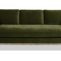 Olive Green Modern Farmhouse Sofa