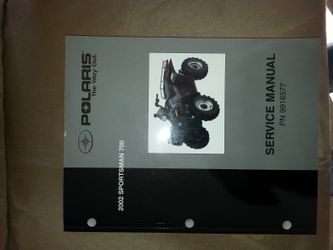 NEW Polaris twin 600 &700 shop manual