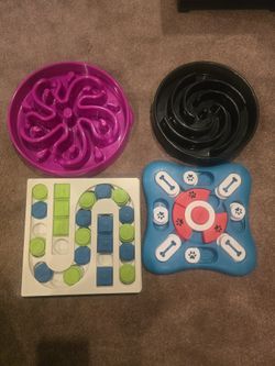 2 Large Slow Feeders And 2 Puzzles