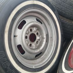 GM 15" 5lug 5x4.75 Rally Steelie Rim (1)