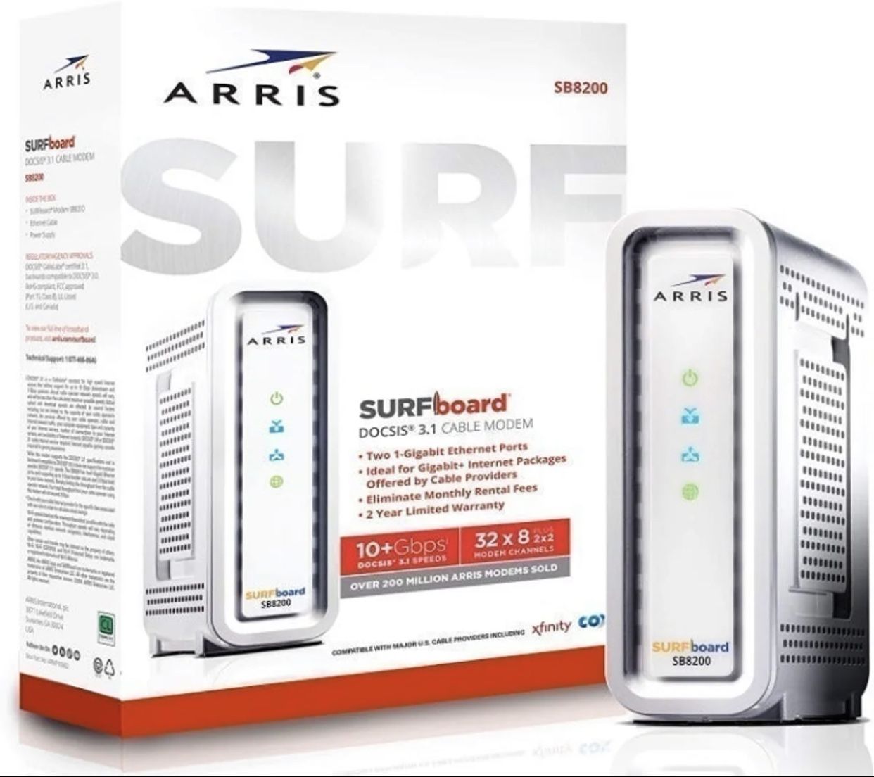 ARRIS SURFboard SB8200 Cable Modem