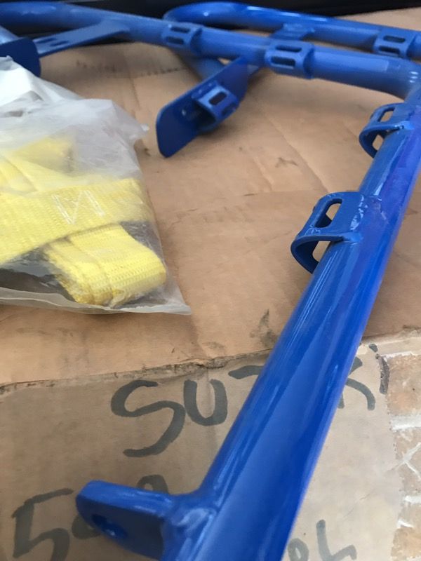 BRAND NEW OEM SUZUKI BLUE QUADZILLA LT500 nerf bars with nets