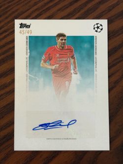 Steven Gerrard auto /49
