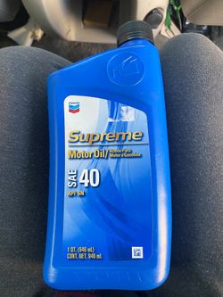 CHEVRON SAE 40 Motor Oil