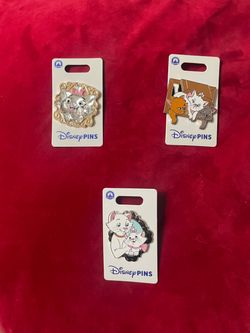 Disney Pins The Aristocats Set of 3