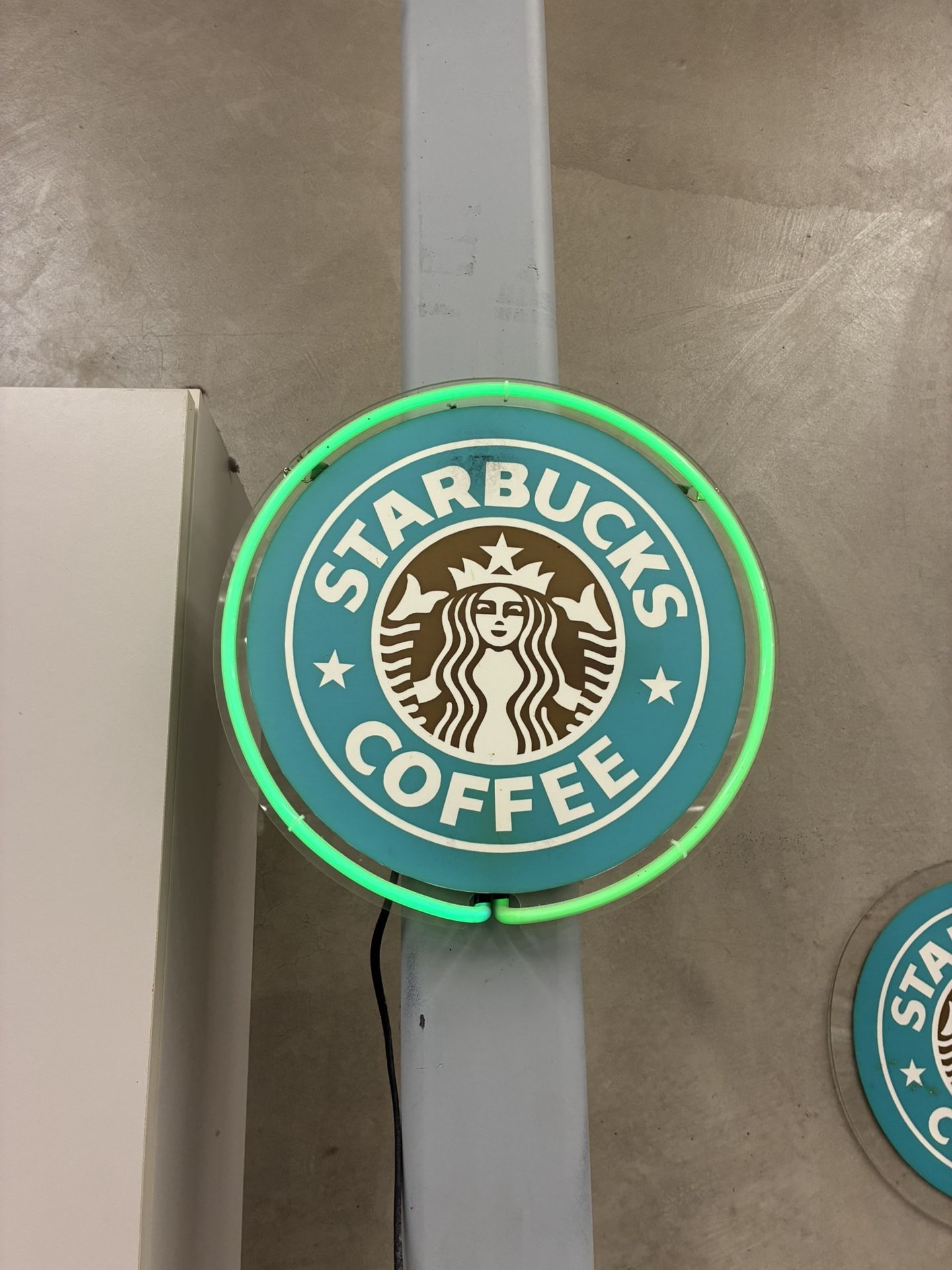 Starbucks Green Neon Sign