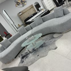 New Sectional Grey Modern