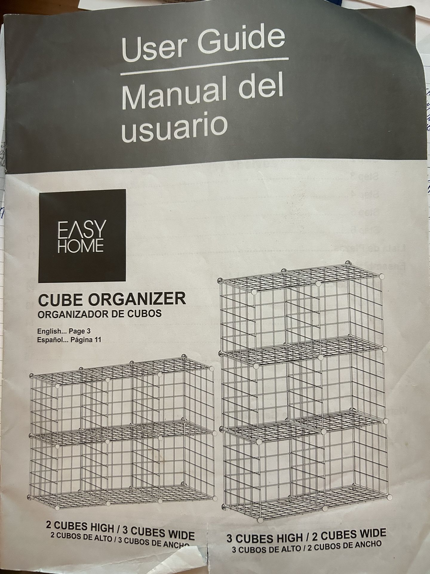 Cube Organizer