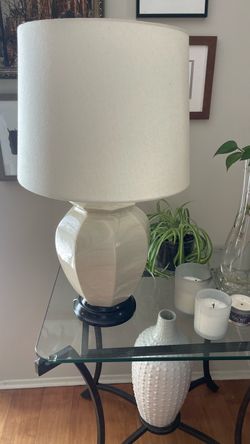 Beige Ceramic Table Lamp