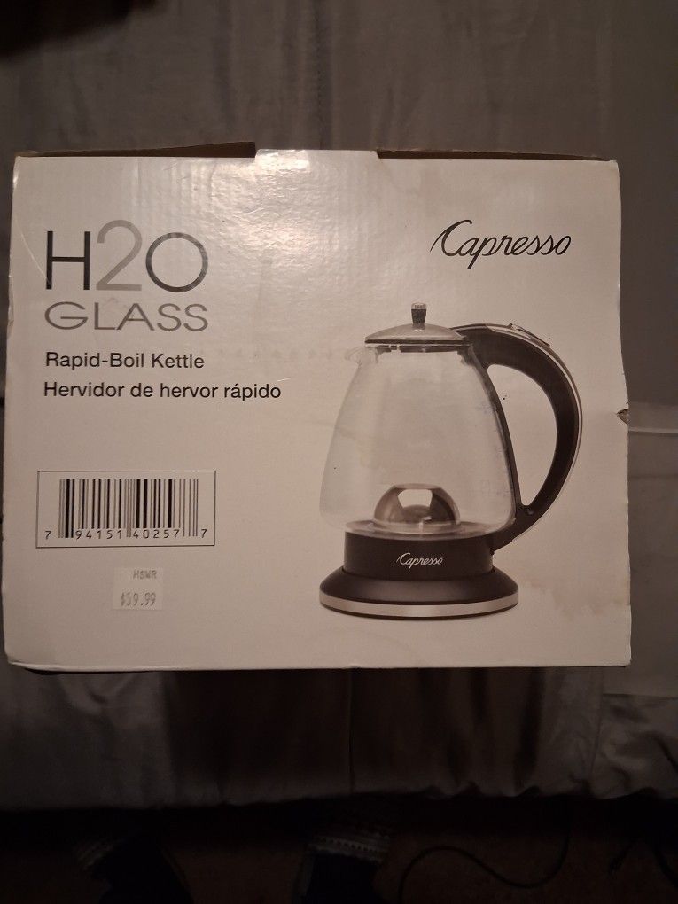 H2O Glass Rapid Boil Kettle