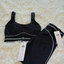 Alo Black Yoga Set